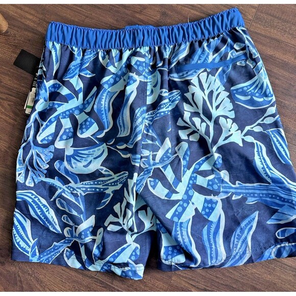 Speedo Men's Printed Bondi Basin 9" Boardshorts Tropical Blue Swim Shorts 2XL - Picture 5 of 5